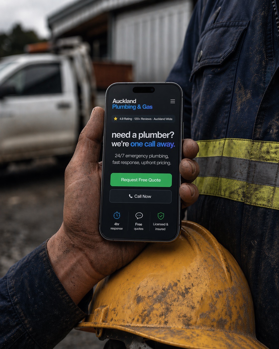Tradie website redesign preview