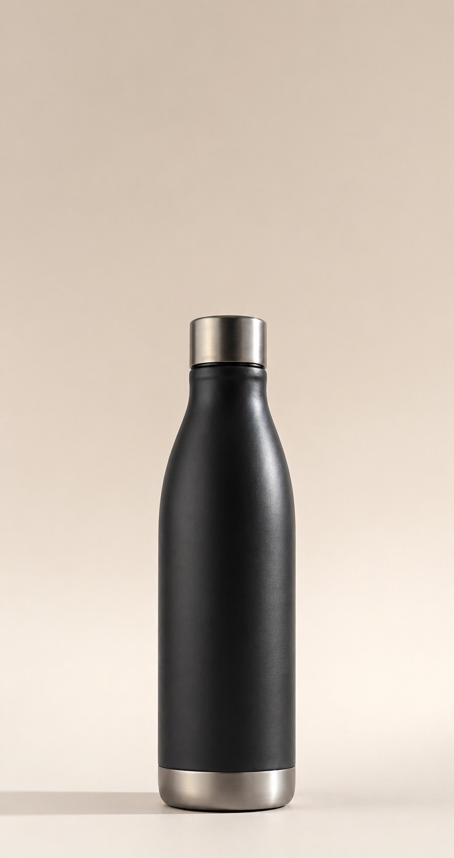 Concept visual: Aurea Premium Insulated Bottle in midnight black