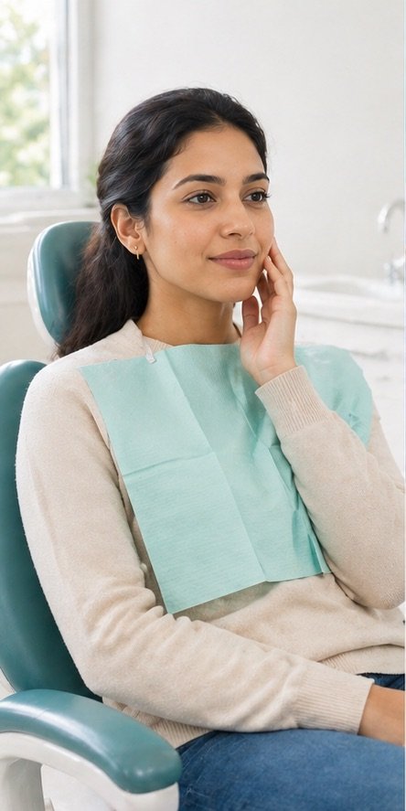 Concept visual: tooth pain consultation