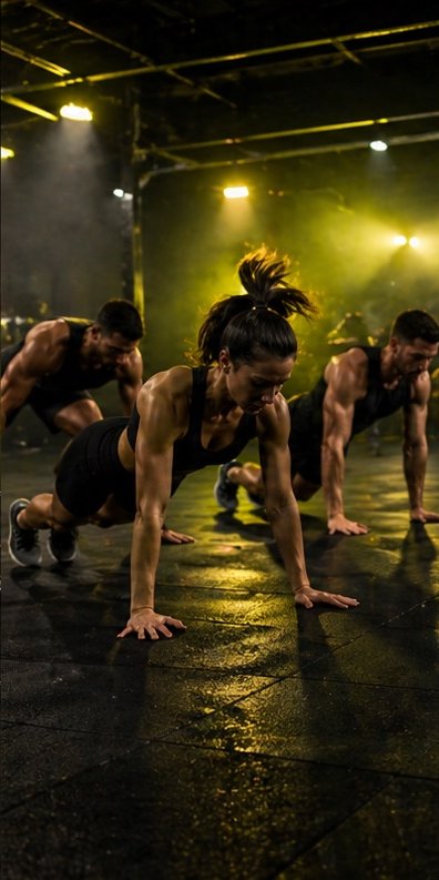 Concept visual: HIIT class