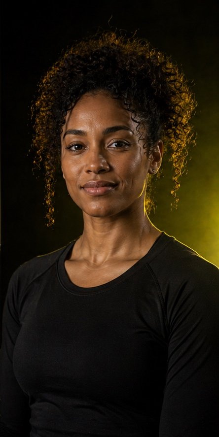 Concept portrait — sample coach (fictional)