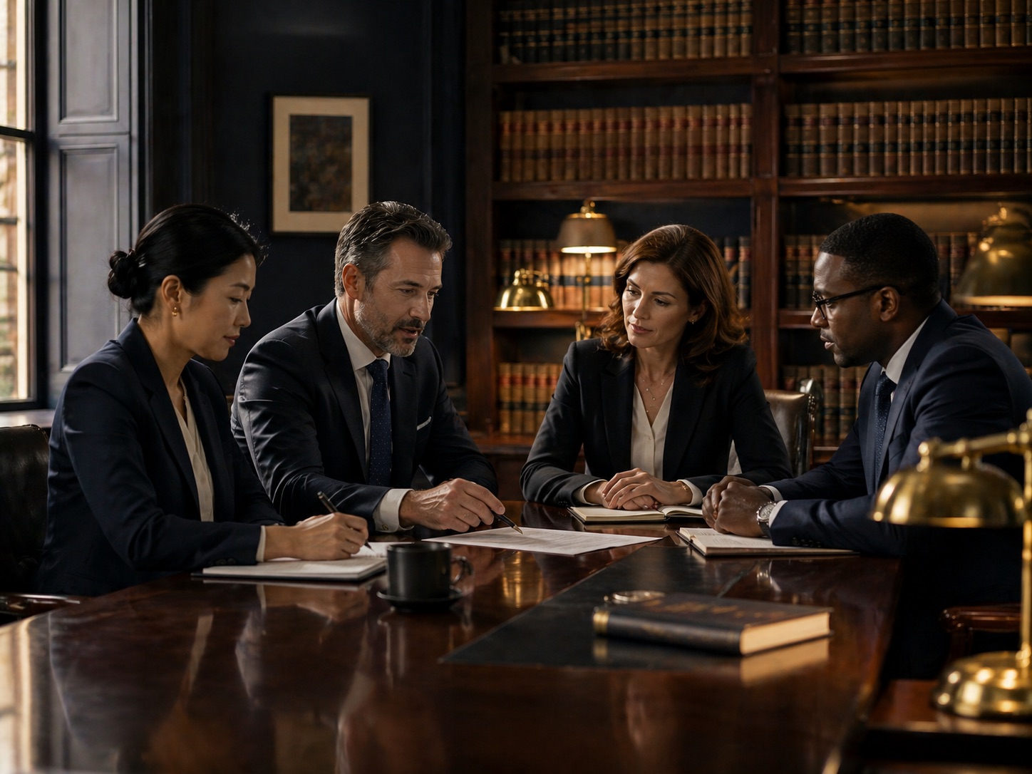 Concept portrait: sample legal team (fictional)